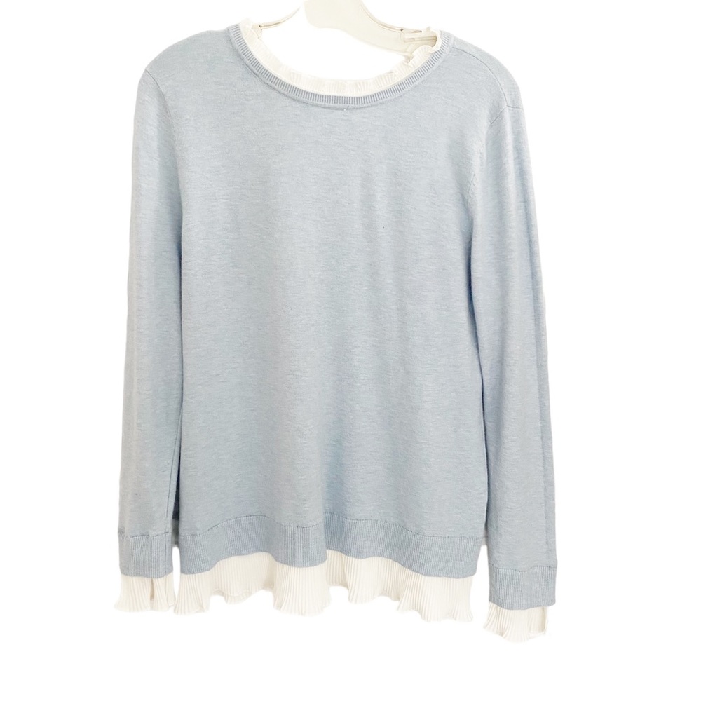 Willow Sweater in Blu Bianco